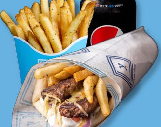 Double Beef & Cheese Combo — The Yiros Shop In Brisbane, QLD